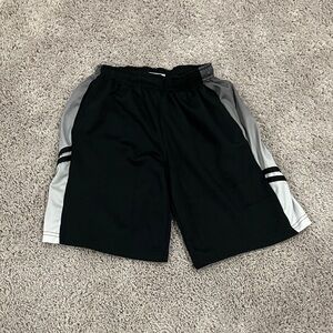 Men's Black and Gray Athletic Shorts